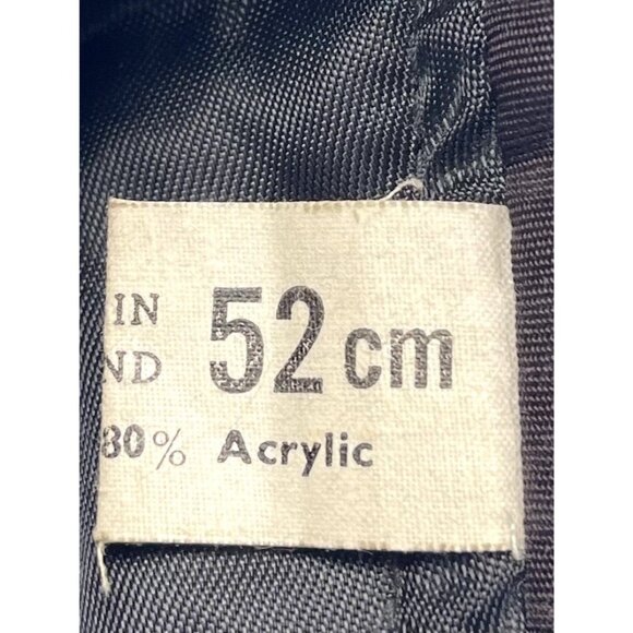 VTG SIZE 6.5 52cm Red Tartan Plaid Scottish Highland GLENGARRY Cap Made Scotland - Picture 9 of 9